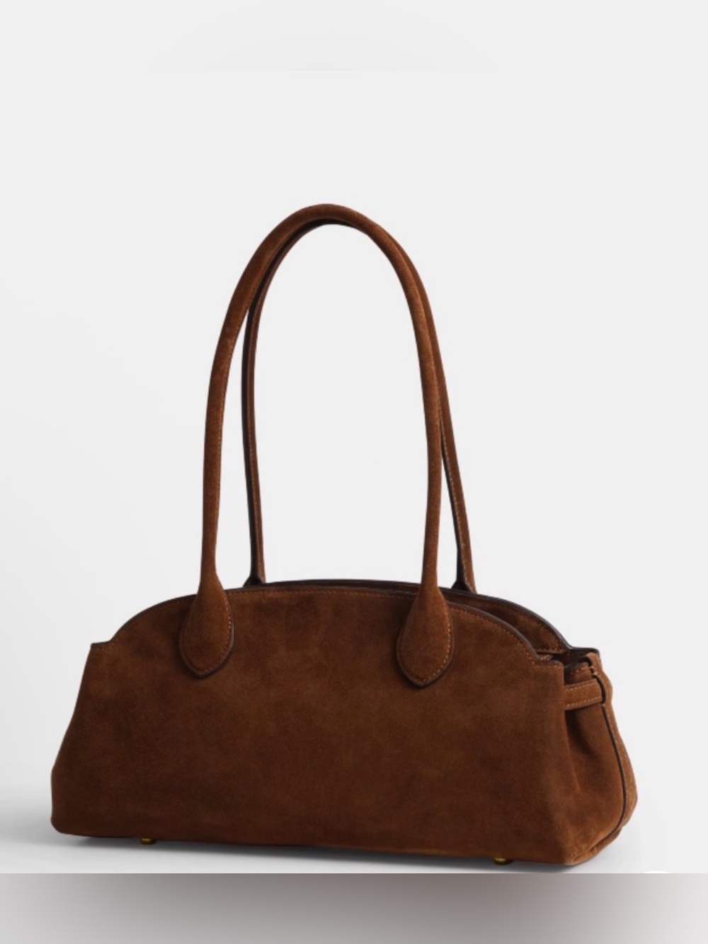 Coach Empire Medium Suede Carryall Slim Shoulder Bag 34 NWT - Picture 2 of 7